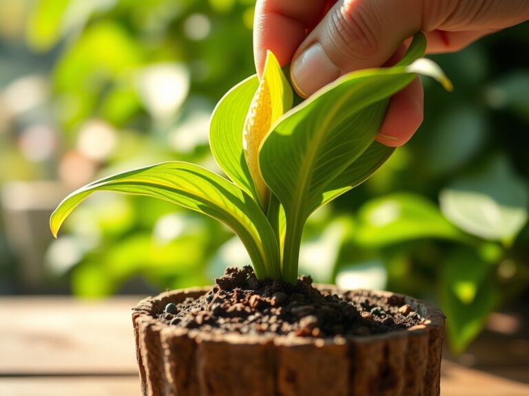 9 Splitting Steps for Repotting a Peace Lily